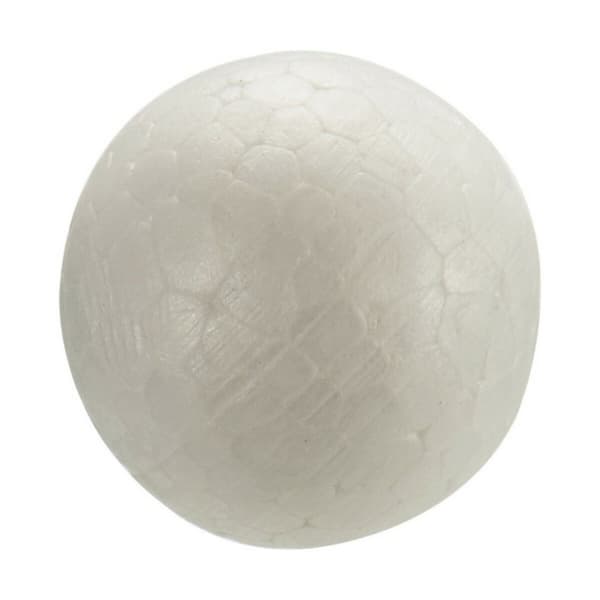 Pysselmaterial Pincello DIAM 2.5 CM Bollar polystyren Ø 2,5 cm Vit 12 antal