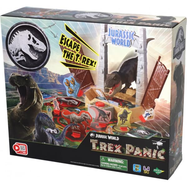 Jurassic World T-Rex Escape brætspil