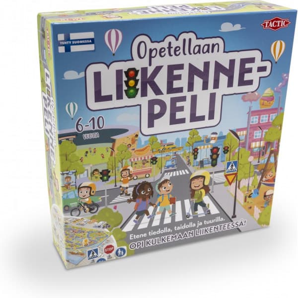 Opetellaan Liikennepeli -lautapeli