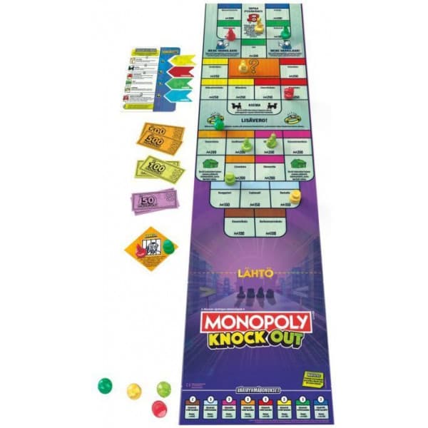 Monopoly Knockout -lautapeli