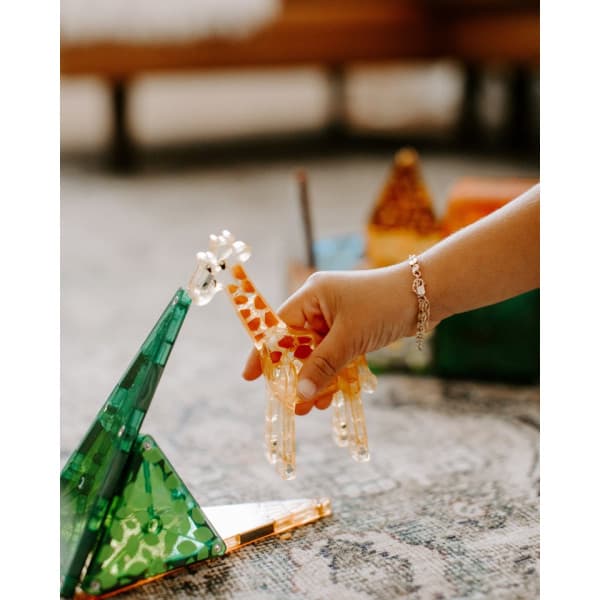 MAGNA-TILES Safari Animals - magneettirakennussarja, 25 osaa