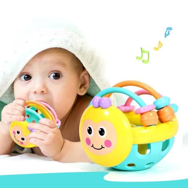 Baby Rattle - ZGEER - Mjuk gummirattles - Flerfärgad - 0 månader - Plastik