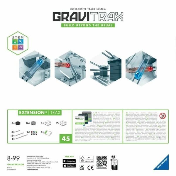 Sällskapsspel Ravensburger GraviTrax Set d'Extension Trax / Rails - 224142