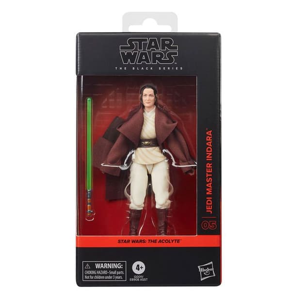 Figur - Hasbro - Jedi Acolyte Master Indara - Exakta detaljer - Ledad - För barn från 3 år