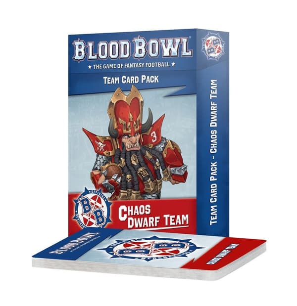 NY! Blood Bowl Chaos Dwarf Team – Card Pack