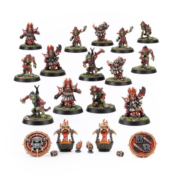 NY! Chaos Dwarf Blood Bowl Team: The Zharr-Naggrund Ziggurats