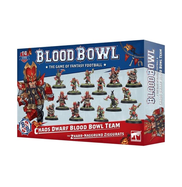 NY! Chaos Dwarf Blood Bowl Team: The Zharr-Naggrund Ziggurats