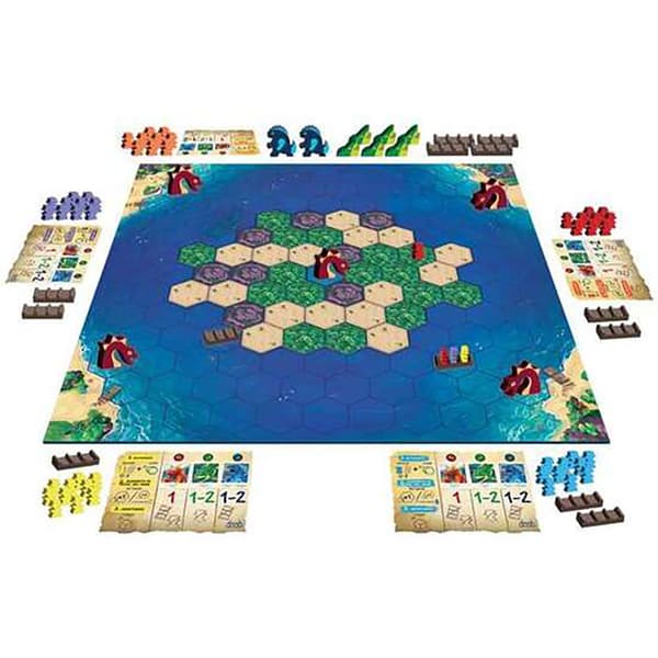 Asmodee Overlev øen: Spænding Eventyr Og Spænding! Brætspil