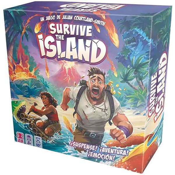 Asmodee Overlev øen: Spænding Eventyr Og Spænding! Brætspil