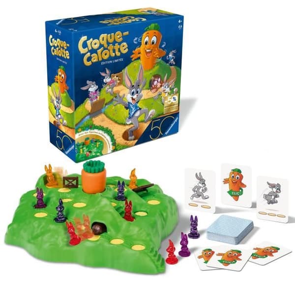 Croque Carotte 50 ans, Brädspel, Barn och Föräldrar, Roligt kursspel, Från 4 år, Blandat, 23006, Ravensburger