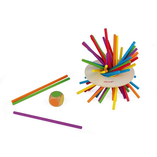 Crazy Sticks skicklighetsspel - JANOD - Trä - från 3 år och uppåt