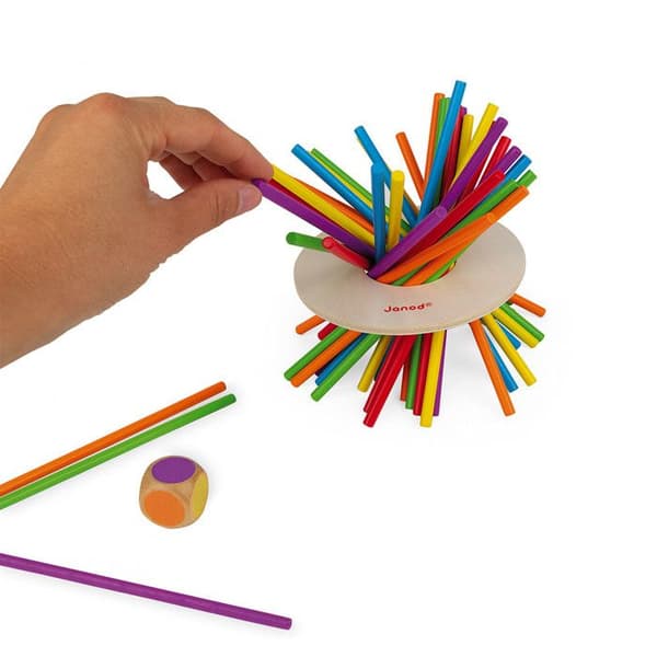 Crazy Sticks skicklighetsspel - JANOD - Trä - från 3 år och uppåt