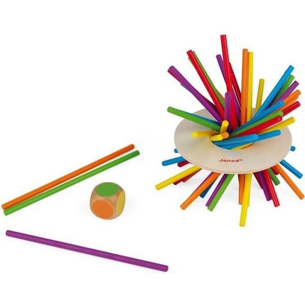Crazy Sticks skicklighetsspel - JANOD - Trä - från 3 år och uppåt
