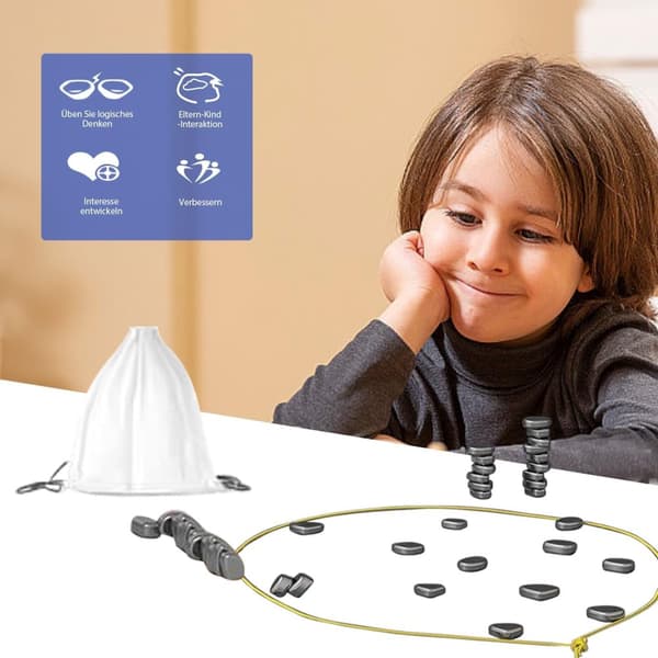 Magnetiskt schackspel - 2024 Nytt familjespel - Kul magnet schackspel magneter