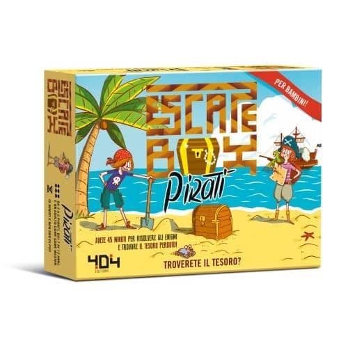 ASMODEE - ESCAPE BOX: PIRATE, ESCAPE GAME, ONE CH ORGANISATION SET