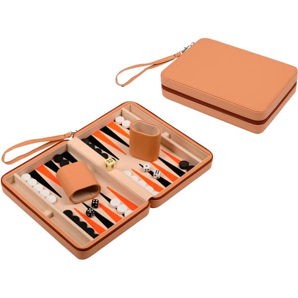Philos Leros backgammon rejsespil