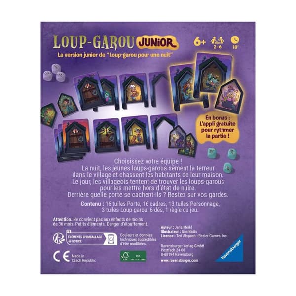 Ravensburger Loup Garou Junior festspel