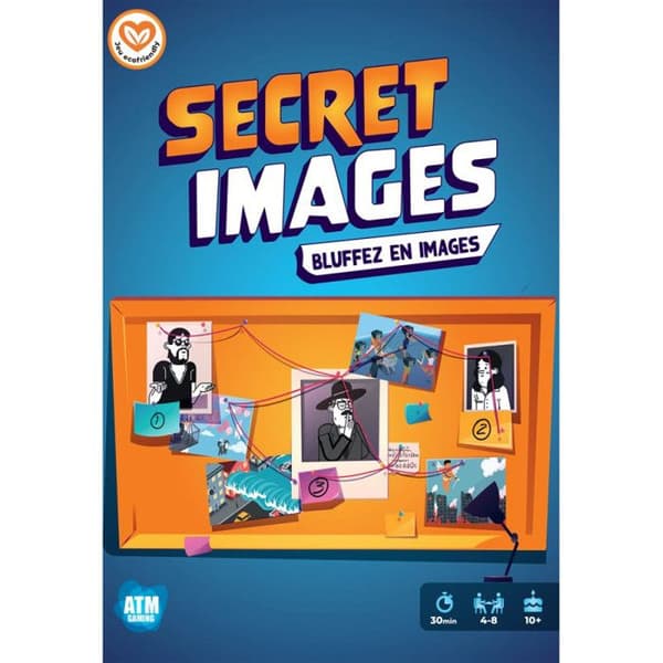 Hemliga bilder - Brädspel - Nytt - Festspel - Bluffspelet med familj och vänner - Kortspel från 8 år