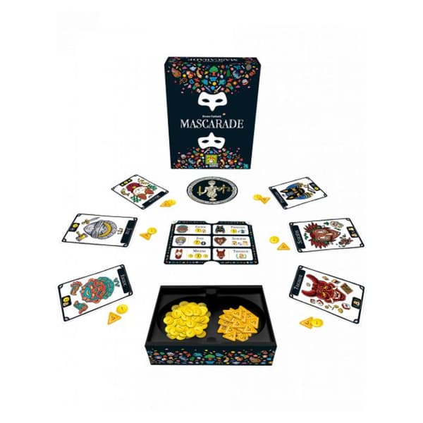 Strategispel - ASMODEE - Masquerade V2 - Barn - Blå - 7 år och uppåt