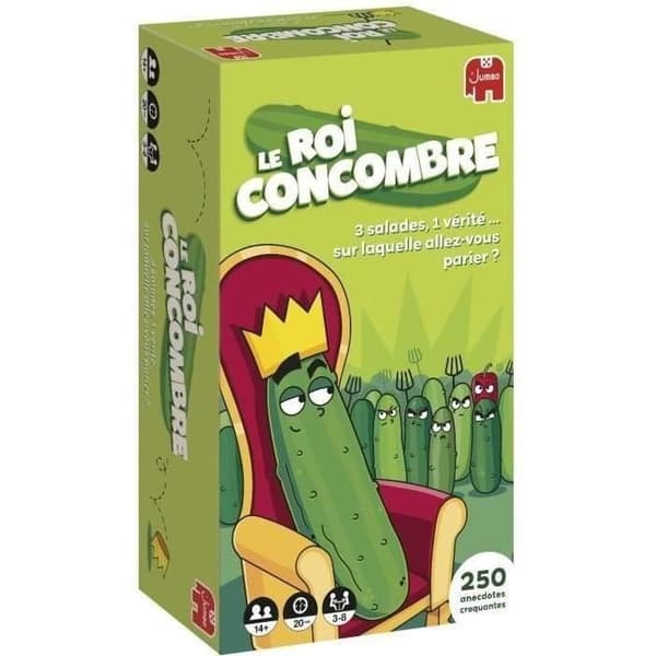 THE CUCUMBER KING - Brädspel - DUJARDIN - Identifiera autentiska anekdoter i detta roliga pusselspel!
