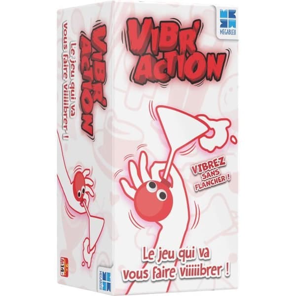 Brädspel - MEGABLEU - Vibr'Action - 200 vibrerande utmaningar att anta med armband