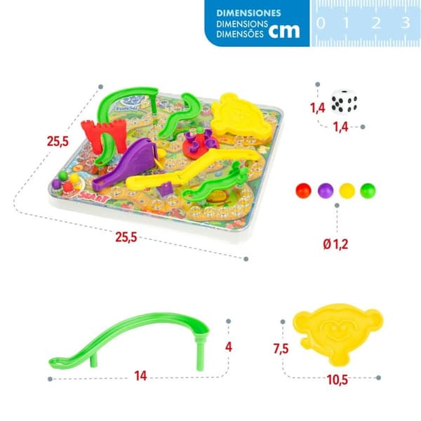 Lautapeli Colorbaby Portaat 3D (6 osaa)