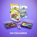Miniatyrbild 3 av 6: IQ Puzzler Pro + IQ Stars - Pussel för barn 6 år - Brädspel för barn 6 år - Brädspel för barn - 240 utmaningar - Resespel