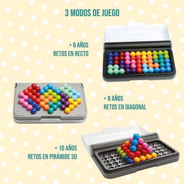 IQ Puzzler Pro + IQ Stars - Pussel för barn 6 år - Brädspel för barn 6 år - Brädspel för barn - 240 utmaningar - Resespel