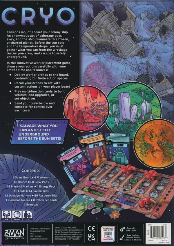 Cryo 7.2 på board game geek