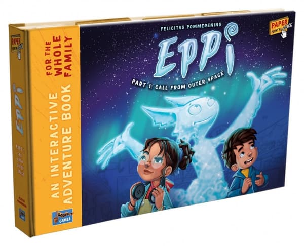EPPI interaktiv äventyrsbok med peka-och-klicka uppdrag för föräldrar och barn
