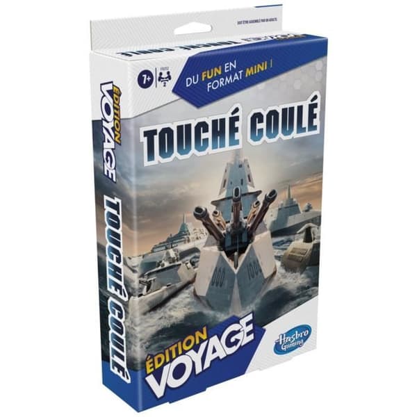 Touché sunk Voyage, resebrädspel för 2 spelare, resespel, spel för barn, från 7 år och uppåt, Hasbro Gaming
