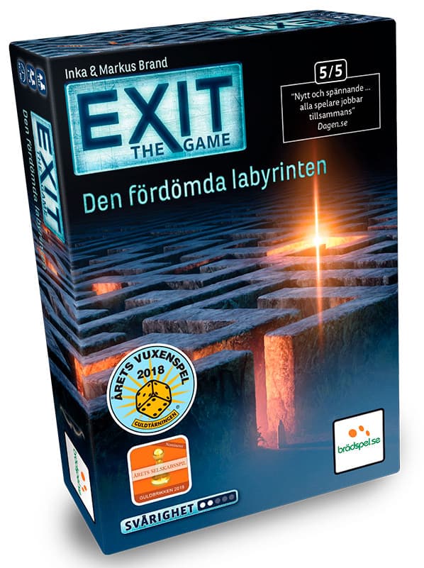 EXIT (svensk version): Den fördömda labyrinten - BrÃ¤dspel