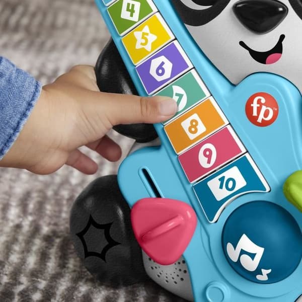 Fisher-Price-Link Squad Pandafigurer-Musikalisk aktivitetsleksak HYK95