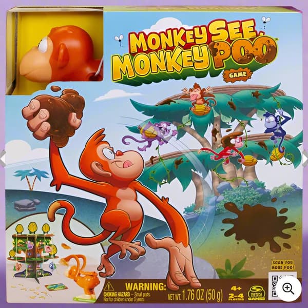 Monkey See Monkey Poo Kids Board Game