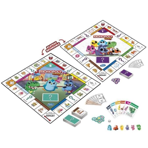 Monopol Junior 2 i 1 - Brädspel för barn