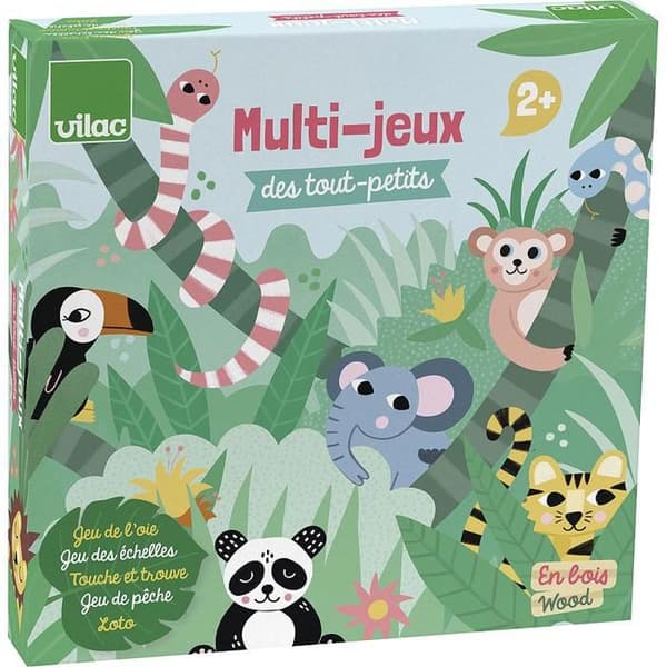 Vilac - Herr Carlslund Toddler Multi-Games