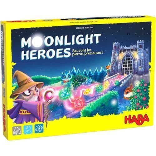 Haba Moonlight Heroes Discovery Game Multicolor - HABA - Moonlight Heroes - Blå - Ålder 5 och uppåt - Blandat