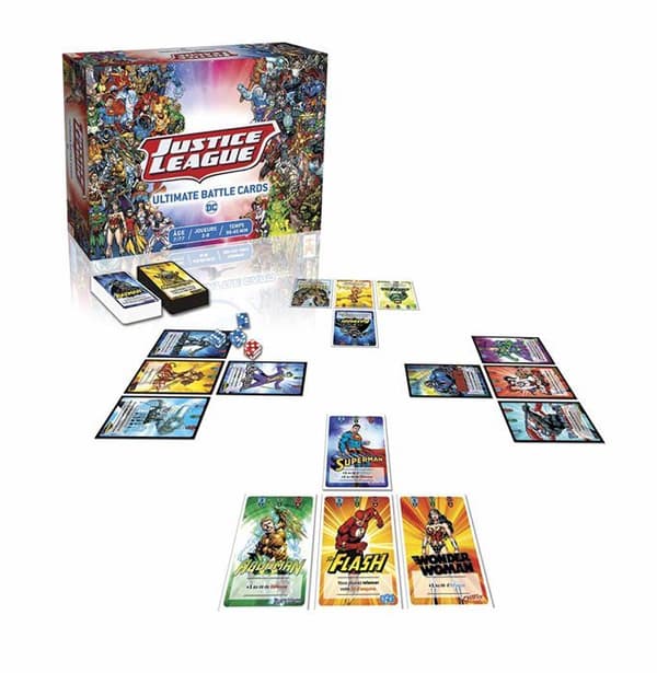 LA LEAGUE DES JUSTICIERS Ultimate Battle cards - Kortspel