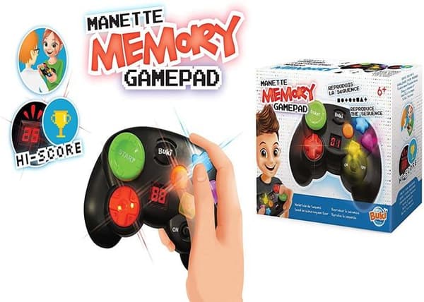Buki elektroniskt minnesspel - Controller - Blå - Blandat - från 3 år och uppåt
