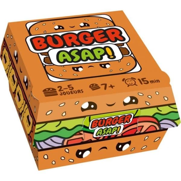 Burger ASAP - Asmodee - Speed game - Från 7 år