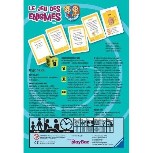LES INCOLLABLES The Enigma Game - Ravensburger - Brädspel för barn - Reflektion och logik - 2 till 4 spelare - Från 6 år