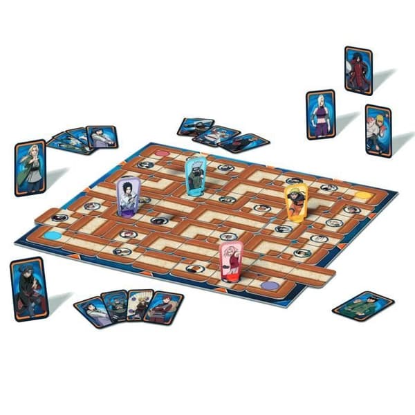 Labyrint Naruto, brädspel, Naruto Shippuden, Från 7 år, 27557, Ravensburger