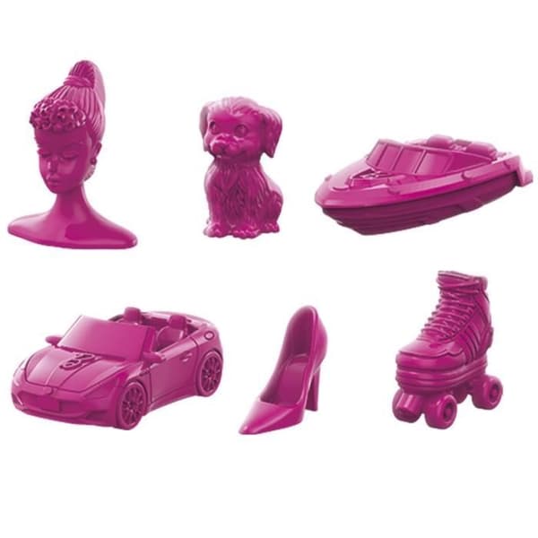 Monopol: Barbie-utgåva, brädspel för 2 till 6 spelare, spel för familjen, från 8 år