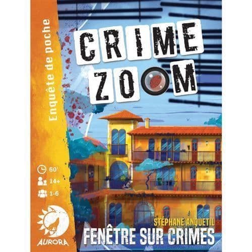 Aurora Strategy Game Crime Zoom Window on Crime - 9782491629045