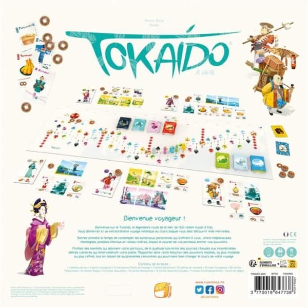 Tokaido: 10th Anniversary - Asmodee - Kurs- och samlingsspel - Från 8 år