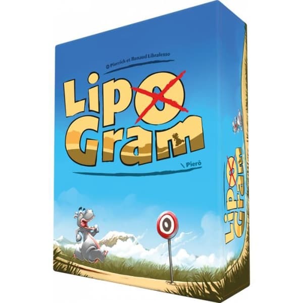 Lipogram brädspel - Asmodee - Gissa ditt ord - Gratis applikation för fler spelnivåer