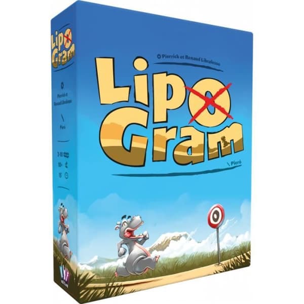 Lipogram brädspel - Asmodee - Gissa ditt ord - Gratis applikation för fler spelnivåer