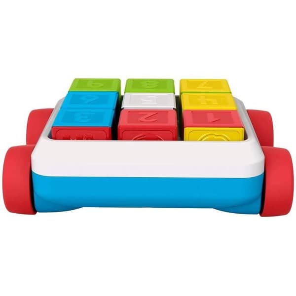 Tidig inlärningsleksak - FISHER PRICE - Mina vagnkuber att dra - 9 färgade kuber - från 6 månader