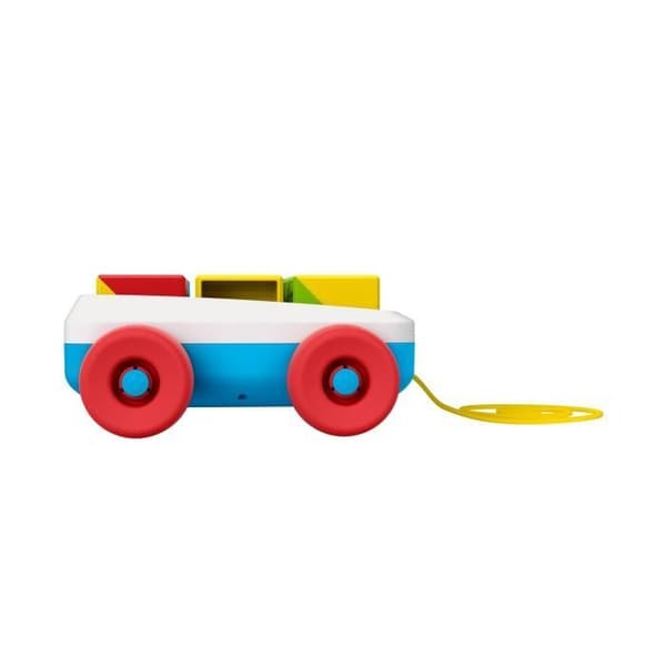 Tidig inlärningsleksak - FISHER PRICE - Mina vagnkuber att dra - 9 färgade kuber - från 6 månader