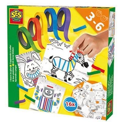 Jag lär mig att klistra - SES - Leksak - Blandat - Från 3 år